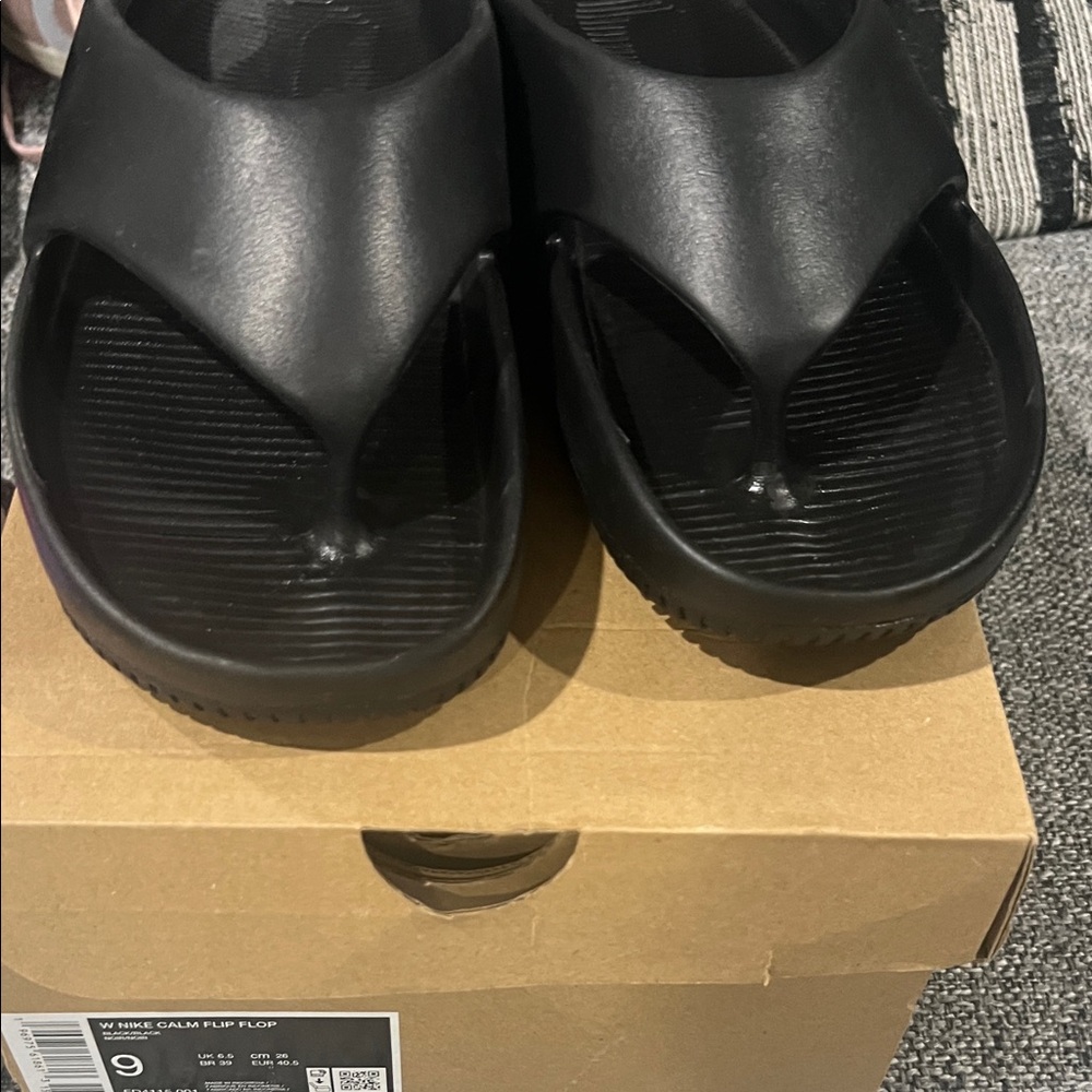 Nike Black Slide Sandals